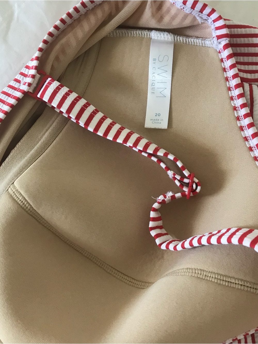 cacique swim top sz 20 nwot - Picture 3 of 3